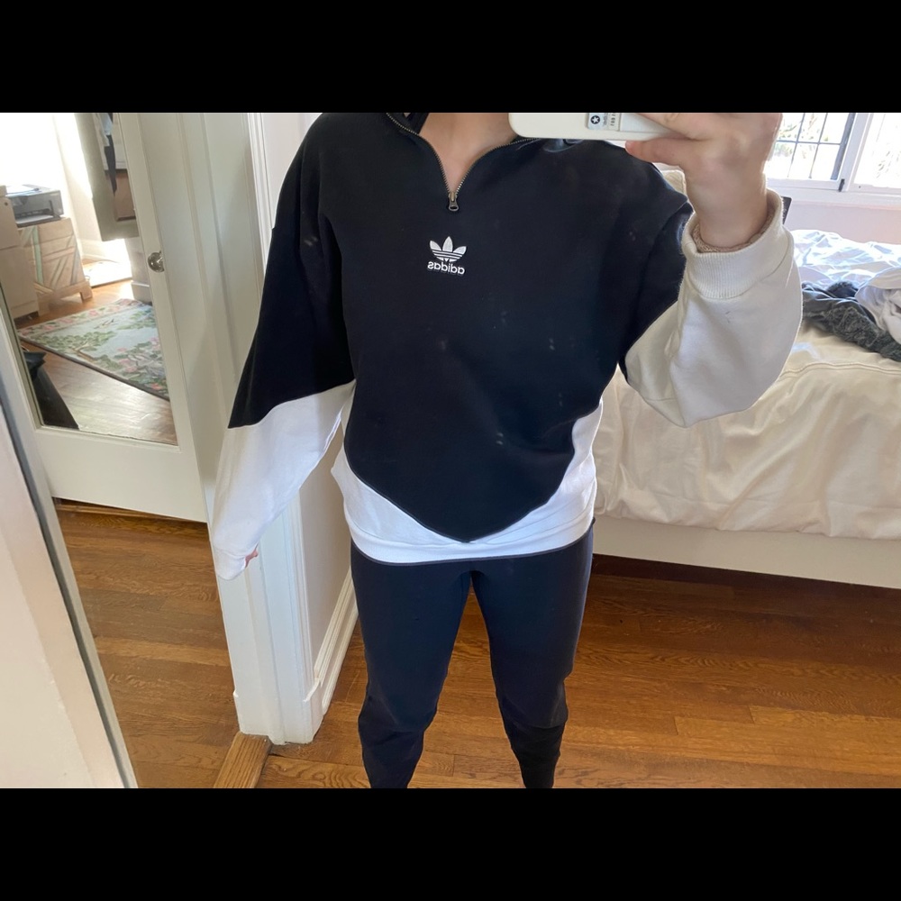 very comfy adidas quarter zip